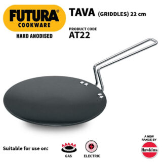 Hawkins Futura Hard Anodised Induction Roti Tawa 24cm 4.88mm